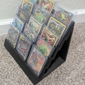 3D nyomtatott kártyatartó állvány � Top Loader kijelző állvány TCG gyűjtőknek - Meska.hu