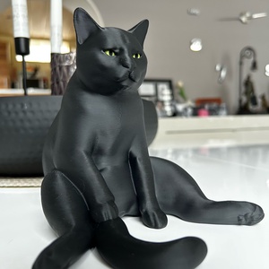 CHILL CAT 3D nyomtatott macskás telefon tartó � dekoratív, stabil, egyedi ajándék cicabarátoknak - otthon & életmód - tárolás & rendszerezés - asztali telefontartó - Meska.hu