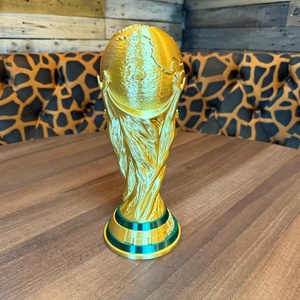 FIFA World Cup 2026 trófea 3D nyomtatott  díszfigura 15cm magas - Meska.hu
