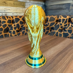 FIFA World Cup 2026 trófea 3D nyomtatott  díszfigura 15cm magas - játék & sport - sport és kikapcsolódás - labdajátékok - Meska.hu