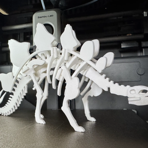 19 részes Stegosaurus csontváz kirakó � 3D nyomtatott dinoszaurusz - Meska.hu