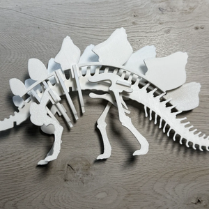19 részes Stegosaurus csontváz kirakó � 3D nyomtatott dinoszaurusz - játék & sport - puzzle - 3d puzzle - Meska.hu