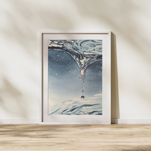 Liquid Silence - Áramló csend - művészet - festmény - akvarell - Meska.hu