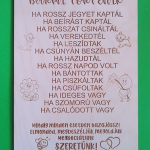 Bármi Történik motivációs fali dísz fiuknak és lányoknak, Otthon & Lakás, Dekoráció, Felirat, Fali és függő dekoráció, Famegmunkálás, Meska