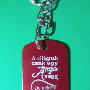Fém kulcstartó Édesanyáknak, Nagymamáknak - táska & tok - kulcstartó & táskadísz - kulcstartó - Meska.hu