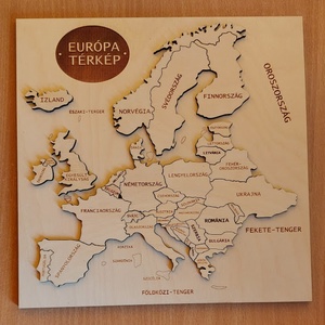 Európa térkép Puzzle - játék & sport - puzzle - hagyományos puzzle - Meska.hu