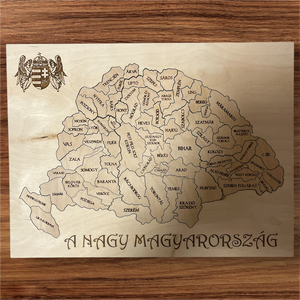 Nagy Magyarország 68 részes puzzle - Meska.hu