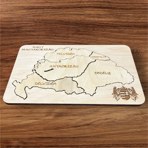 Történelmi Hazánk � 7 részes Oktató Fa Puzzle Vaktérképpel - játék & sport - puzzle - forma puzzle - Meska.hu