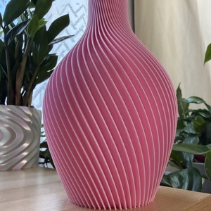 Spirál mintás szárazvirág váza, Otthon & Életmód, Virágdekoráció, Virágtartó, Váza, , MESKA