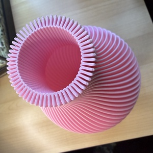 Spirál mintás szárazvirág váza - otthon & életmód - virágdekoráció - virágtartó - váza - Meska.hu