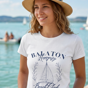 Balaton Hungary női pamut póló - Meska.hu