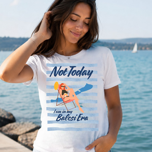 �I am in my Balcsi Era Balatonos női pamut póló - ruha & divat - női ruha - póló, felső - Meska.hu