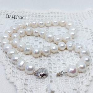 Óriás szemű gyöngysor - ékszer - nyaklánc - gyöngyös nyaklánc - Meska.hu