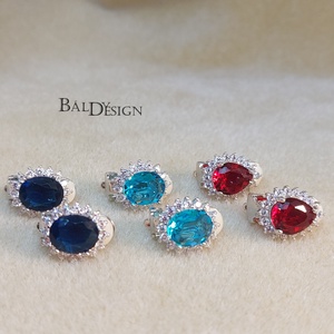 Ezüst köves klipsz, Ékszer, Fülbevaló, Klipsz, Ékszerkészítés, Ötvös, MESKA