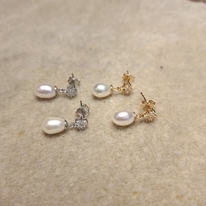 Gyöngyös fülbevaló - Meska.hu