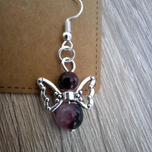 Bájos angyal fülbevaló - ékszer - fülbevaló - lógó fülbevaló - Meska.hu