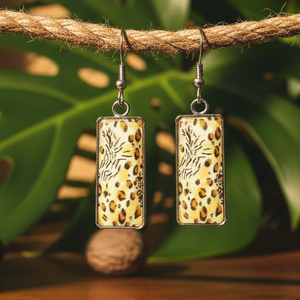 Lógós Fülbevaló - Vegyes Vadmintával - Meska.hu