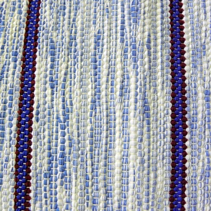 Kék-bordó csíkos szőnyeg. - otthon & lakás - lakástextil - szőnyeg - szövött szőnyeg - Meska.hu