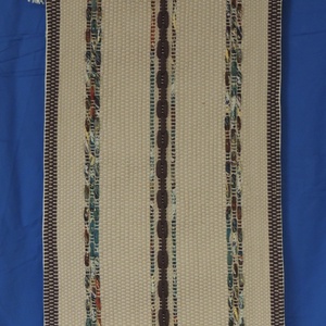 Szövött falikép, vaj + kék színben., Kellékek & szerszámok, Dekorációs kellékek, Egyéb kellékek, Szövés, MESKA