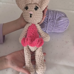 Róza balerina nyuszi - Meska.hu