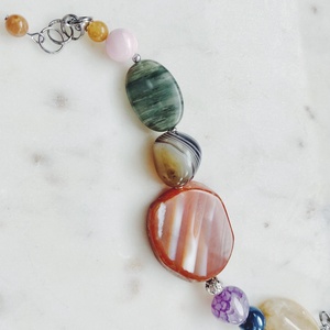 Krisztina Lango egyedi ásványkő karkötő - ékszer - karkötő - ásványkarkötő - Meska.hu