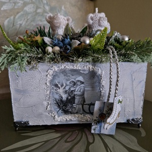 Macis adventi, Karácsony, Adventi díszek, Adventi asztaldísz, Festett tárgyak, Virágkötés, MESKA