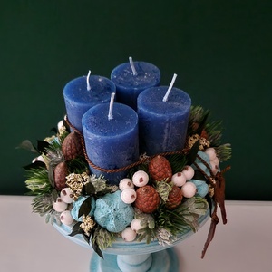 Advent tortatálon - karácsony - adventi díszek - adventi ajtódísz - Meska.hu