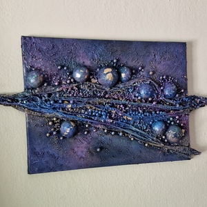 Galaxy, Művészet, Textilkép, Egyéb, Festészet, Festett tárgyak, MESKA