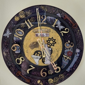 Steampunk falióra - Meska.hu