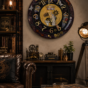 Steampunk falióra - otthon & életmód - dekoráció - fali és függő dekoráció - falióra & óra - Meska.hu