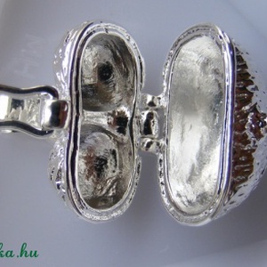 Szivecske szelence medál - kellékek & szerszámok - gyöngyfűzés kellékek - egyéb alkatrész - Meska.hu