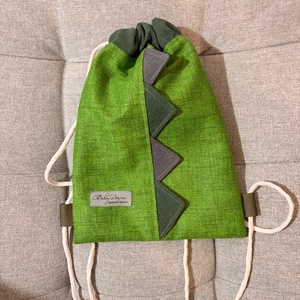 Dinos gyermek tornazsák, Táska & Tok, Hátizsák, Hátizsák, Varrás, MESKA