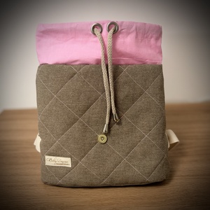 Rózsaszín virágos gyermek hátizsák - játék & sport - ovis felszerelés - ovis hátizsák - Meska.hu