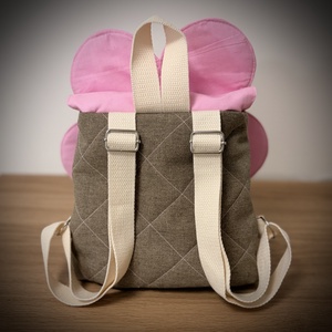 Rózsaszín virágos gyermek hátizsák - játék & sport - ovis felszerelés - ovis hátizsák - Meska.hu