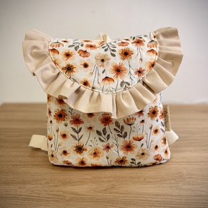 Virágos, fodros gyermek hátizsák, Játék & Sport, Ovis felszerelés, Ovis hátizsák, Varrás, MESKA