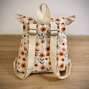 Virágos, fodros gyermek hátizsák - játék & sport - ovis felszerelés - ovis hátizsák - Meska.hu