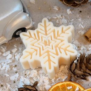 Hópihe alakú szójaviasz gyertya, Otthon & Életmód, Gyertya, illat, aroma, Gyertya, Gyertya-, mécseskészítés, MESKA