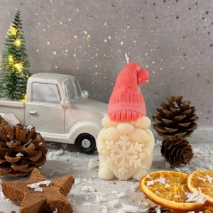 Mikulás gyertya, Kellékek & szerszámok, Dekorációs kellékek, Dekorációs gyertya, Gyertya-, mécseskészítés, MESKA