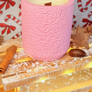 Szójaviasz illatgyertya forró almás pite illattal, Otthon & Életmód, Gyertya, illat, aroma, Gyertya, Gyertya-, mécseskészítés, MESKA