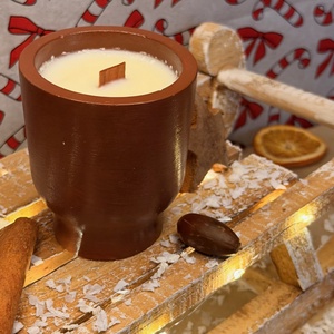 Fehér tea és füge illatgyertya szójaviaszból, Otthon & Életmód, Gyertya, illat, aroma, Gyertya, Gyertya-, mécseskészítés, MESKA