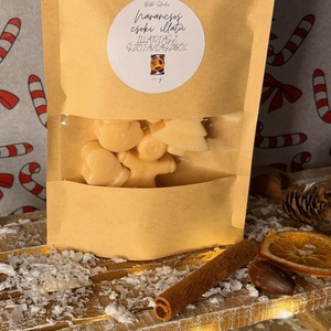 Narancsos csoki illatú illatviasz szójaviaszból, Otthon & Életmód, Gyertya, illat, aroma, Illatviasz, Gyertya-, mécseskészítés, MESKA