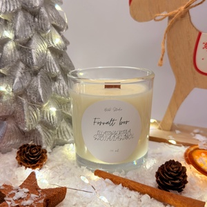 Forralt bor illatgyertya szójaviaszból, Otthon & Életmód, Gyertya, illat, aroma, Gyertya, Gyertya-, mécseskészítés, MESKA