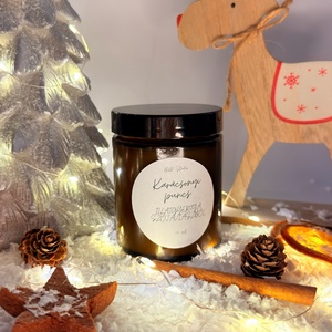 Karácsonyi puncs illatgyertya szójaviaszból, Otthon & Életmód, Gyertya, illat, aroma, Gyertya, Gyertya-, mécseskészítés, MESKA