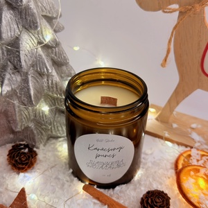 Karácsonyi puncs illatgyertya szójaviaszból - otthon & életmód - gyertya, illat, aroma - gyertya - Meska.hu