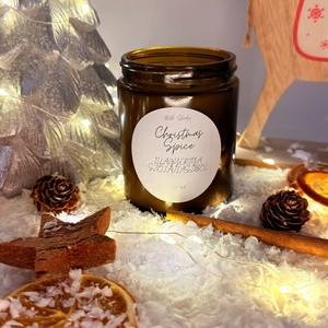 Christmas spice illatgyertya szójaviaszból - otthon & életmód - gyertya, illat, aroma - gyertya - Meska.hu