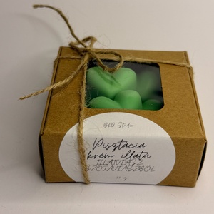 Pisztácia krém illatviasz - INGYENES FOXPOST ÉS SAMEDAY SZÁLLÍTÁS*, Otthon & Életmód, Gyertya, illat, aroma, Illatviasz, Gyertya-, mécseskészítés, MESKA