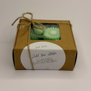 Zöld tea illatviasz - INGYENES FOXPOST ÉS SAMEDAY SZÁLLÍTÁS*, Otthon & Életmód, Gyertya, illat, aroma, Illatviasz, Gyertya-, mécseskészítés, MESKA