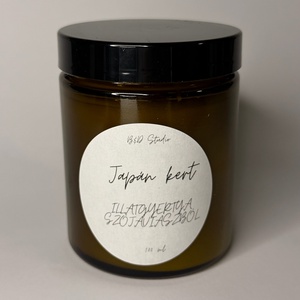 Japán kert illatgyertya szójaviaszból - INGYENES FOXPOST ÉS SAMEDAY SZÁLLÍTÁS - Meska.hu