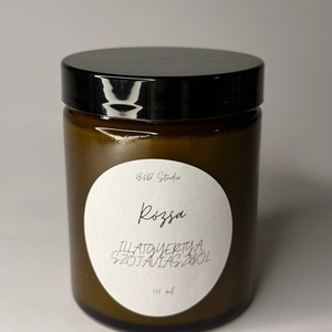 Rózsa illatgyertya szójaviaszból - INGYENES FOXPOST ÉS SAMEDAY SZÁLLÍTÁS, Otthon & Életmód, Gyertya, illat, aroma, Gyertya, Gyertya-, mécseskészítés, MESKA