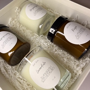 Virágillatú gyertyaválogatás � 4 darabos ajándékdoboz - INGYENES FOXPOST ÉS SAMEDAY SZÁLLÍTÁS - otthon & életmód - gyertya, illat, aroma - gyertya - Meska.hu